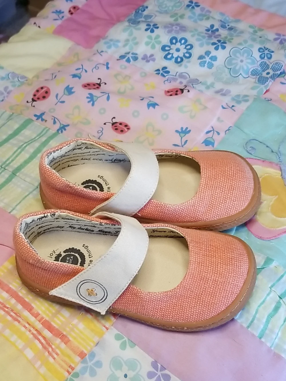 Livie & Luca Luca Size 9 Coral Carta II Mary Janes